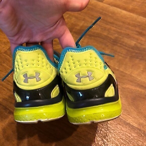 UNDER ARMOUR Womens RC 2' Running Shoe 1235697-317 Gray Green Colorblock 11 - Picture 5 of 15